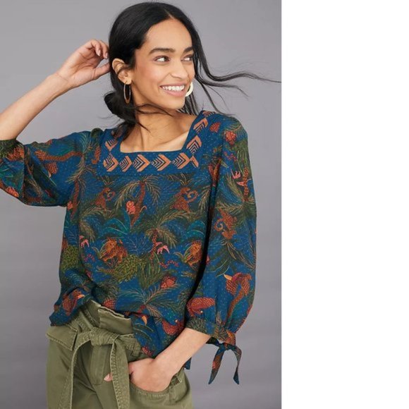 FARM Rio Tops - NEW Farm Rio Bianca Blouse
